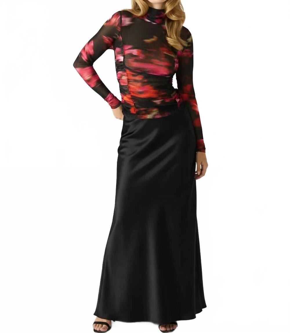 NEW STEVE MADDEN taylore top in blurry floral